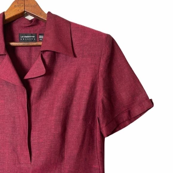 Vintage Liz Claiborne Short Sleeve Skirt Set - Picture 2 of 7